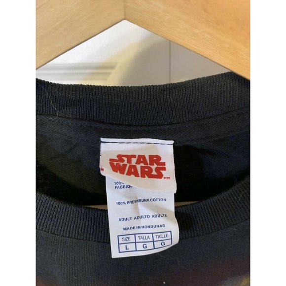 Star Wars Rock Band Luke Skywalker Vader Retro Vintage Concert Large T-Shirt NWT - Picture 2 of 9